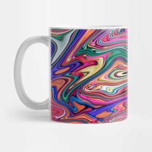 Colored liquid marble by Minimal DM Mug